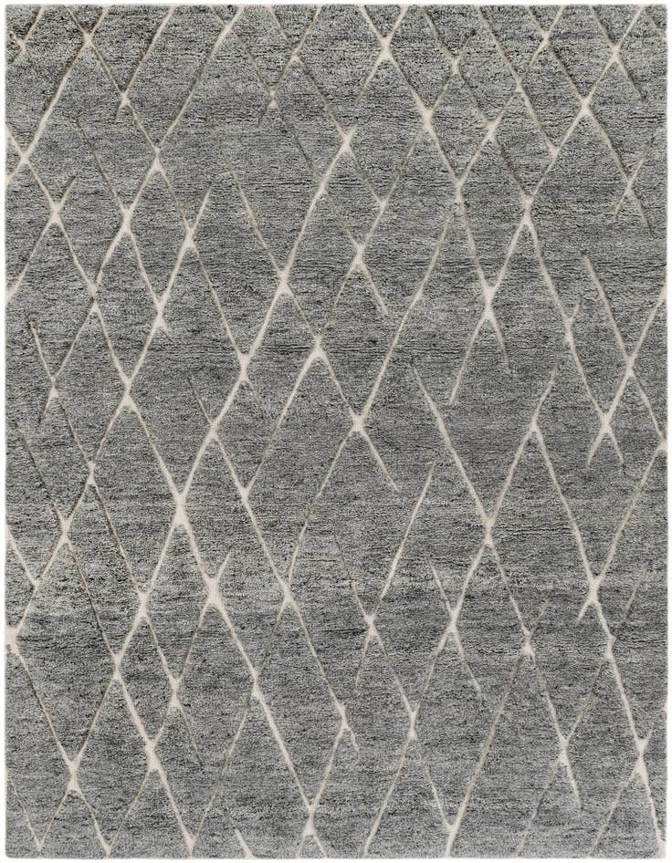Detail image of 6' 1 x 9' Atlas Moroccan Wool Rug