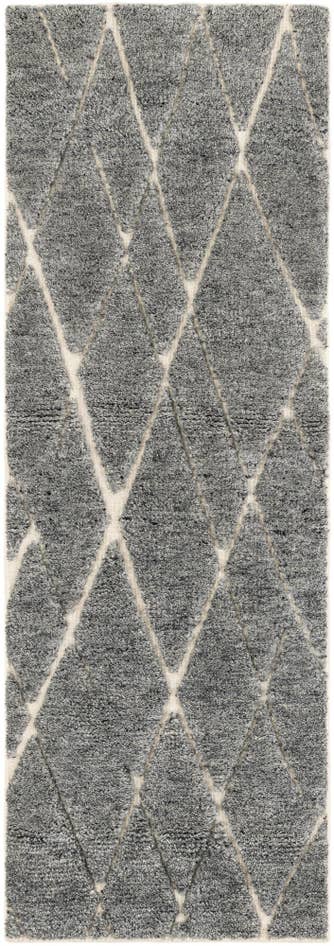 Detail image of 2' x 6' 1 Atlas Moroccan Wool Runner Rug