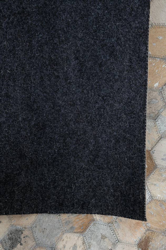 Detail image of 5' 2 x 7' 10 Cowhide Leather Rug