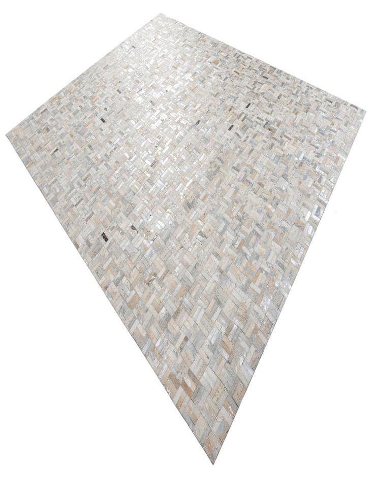 Detail image of 8' x 10' Cowhide Leather Rug