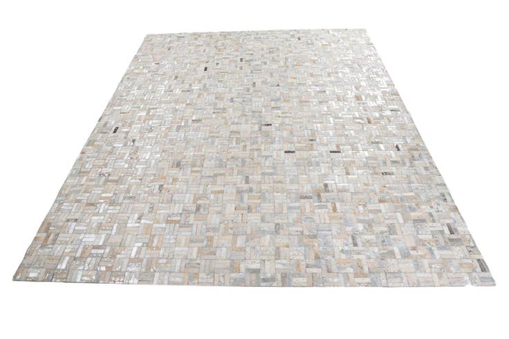 Detail image of 8' x 10' Cowhide Leather Rug