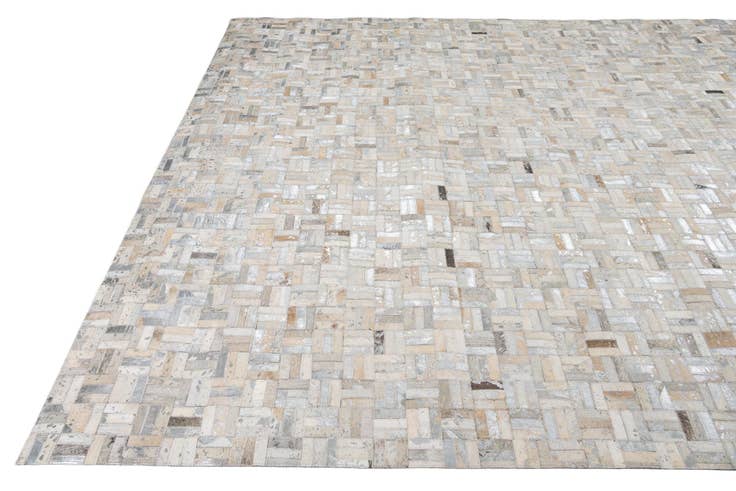 Detail image of 8' x 10' Cowhide Leather Rug