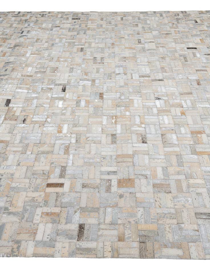 Detail image of 8' x 10' Cowhide Leather Rug