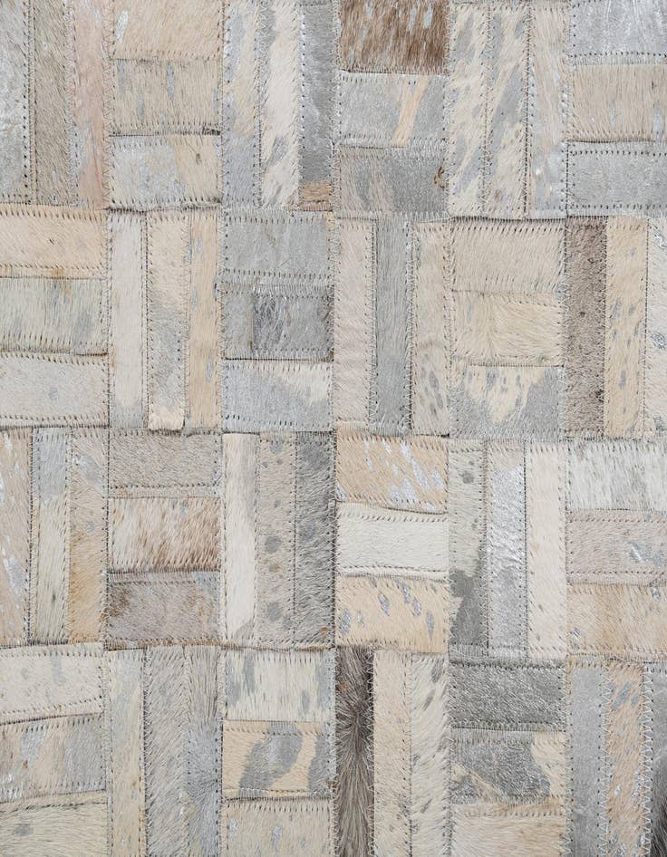 Detail image of 8' x 10' Cowhide Leather Rug