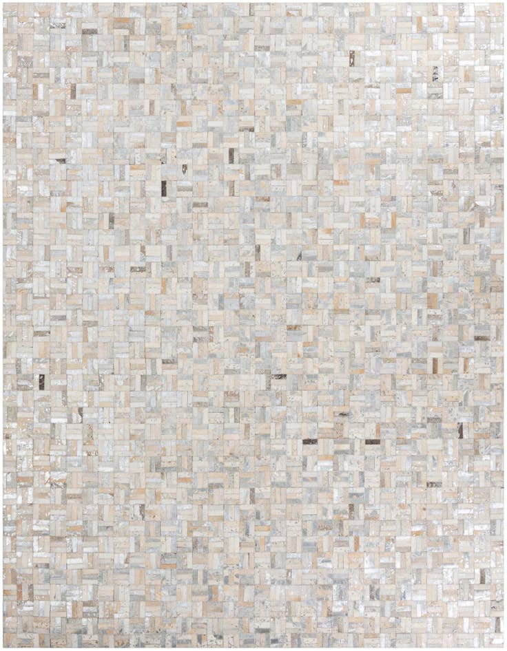 Detail image of 8' x 10' Cowhide Leather Rug