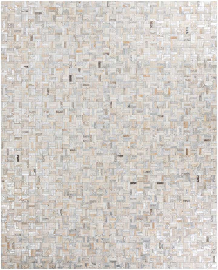 8' x 10' Cowhide Leather Rug