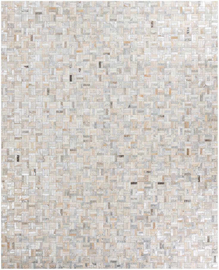 Detail image of 8' x 10' Cowhide Leather Rug