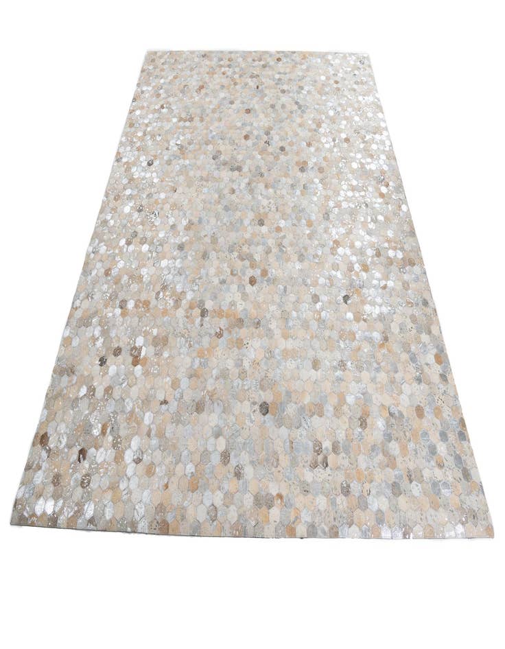 Detail image of 8' x 9' 10 Cowhide Leather Rug