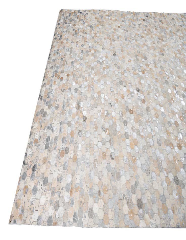 Detail image of 8' x 10' Cowhide Leather Rug