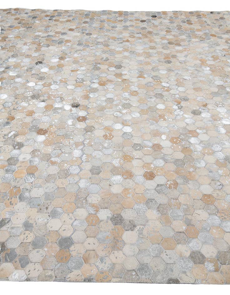 Detail image of 8' x 10' Cowhide Leather Rug