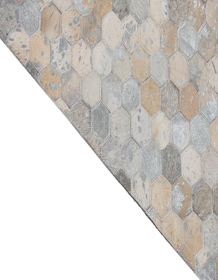 Detail image of 8' x 10' Cowhide Leather Rug