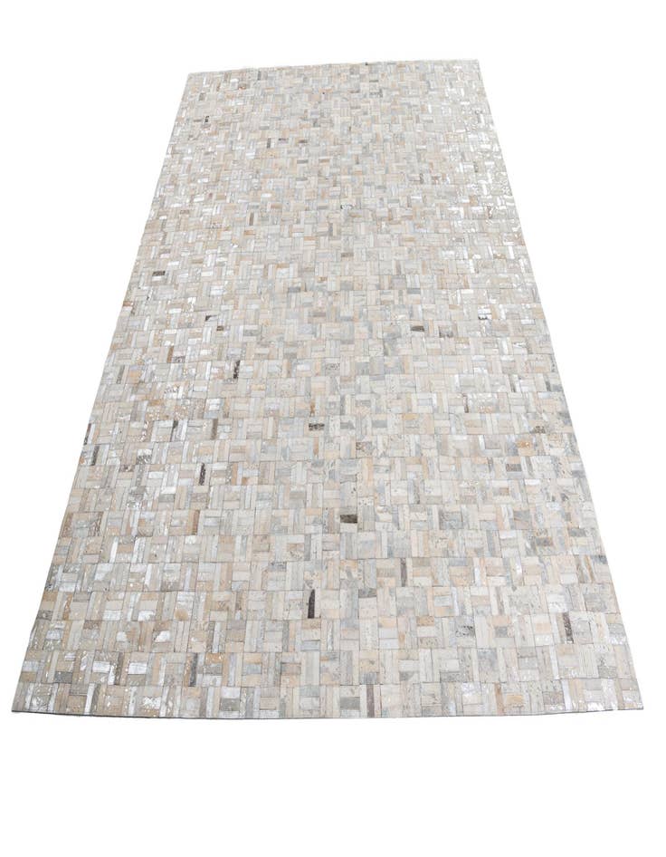 Detail image of 8' x 9' 9 Cowhide Leather Rug