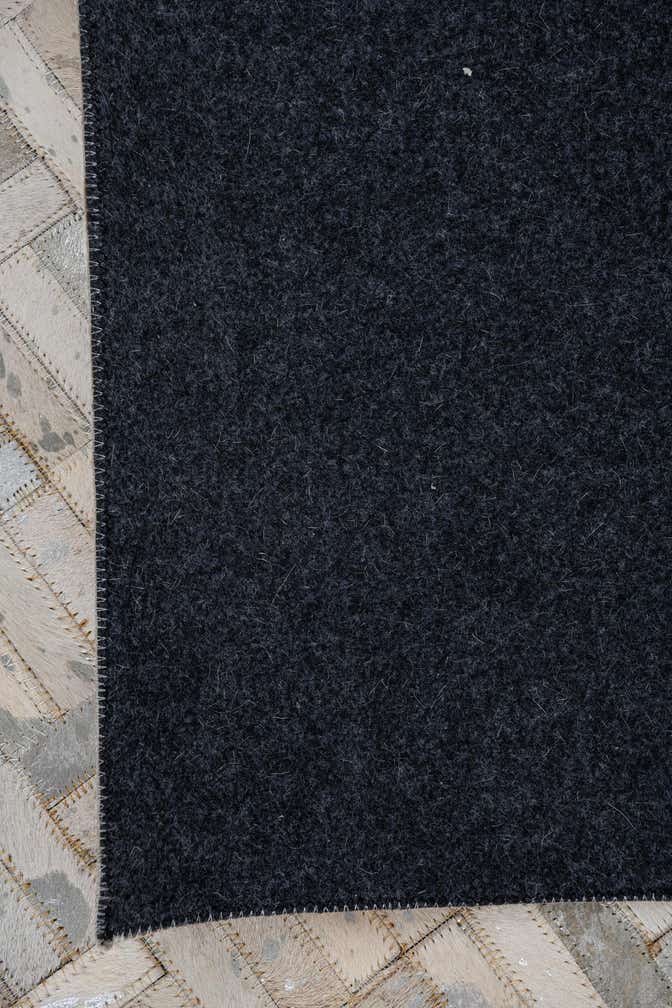 8' x 9' 9 Cowhide Leather Rug