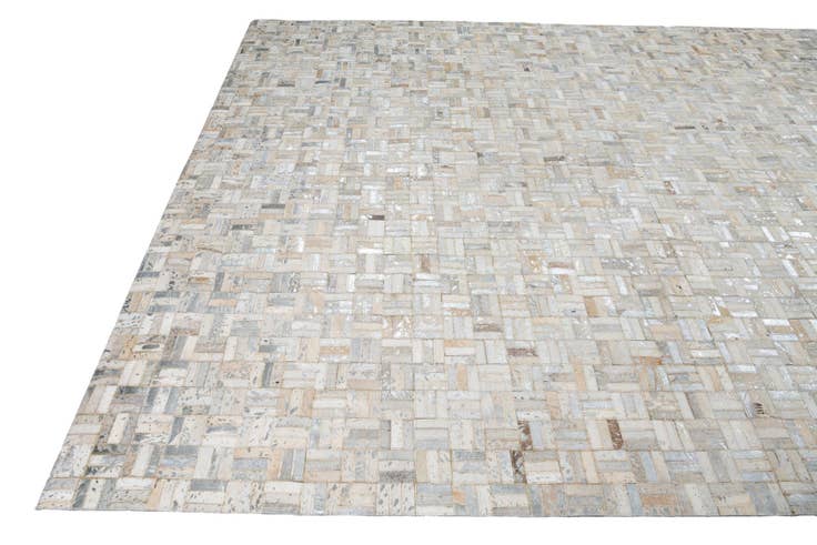Detail image of 8' x 10' Cowhide Leather Rug