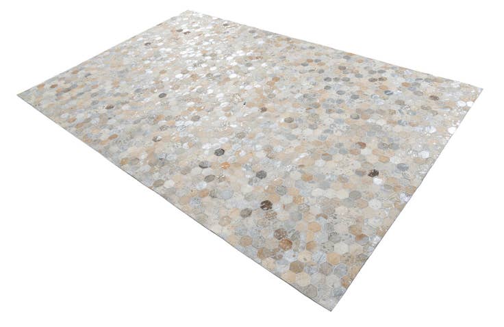 Detail image of 5' 1 x 7' 10 Cowhide Leather Rug