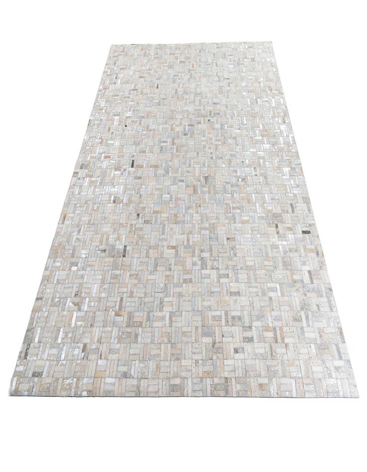 Detail image of 7' 10 x 9' 9 Cowhide Leather Rug