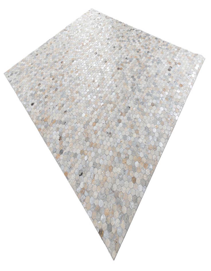 Detail image of 8' 2 x 10' Cowhide Leather Rug