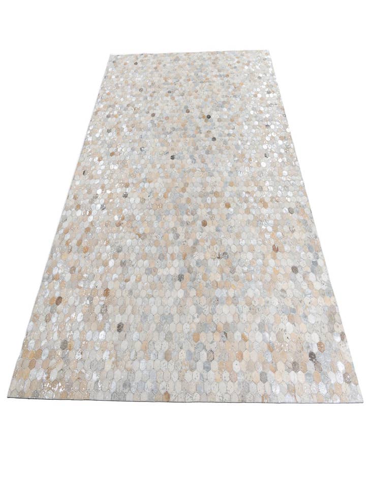 Detail image of 8' x 9' 9 Cowhide Leather Rug