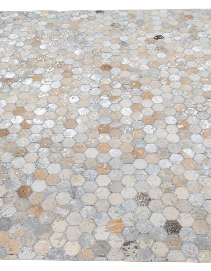 Detail image of 5' x 8' Cowhide Leather Rug