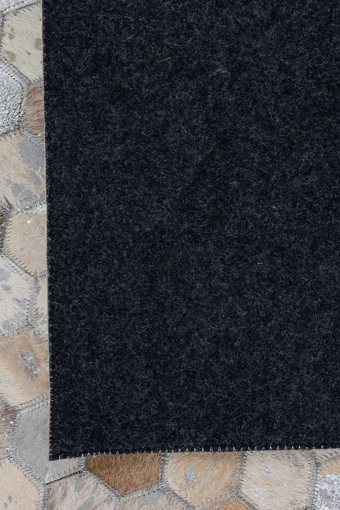 5' x 8' Cowhide Leather Rug