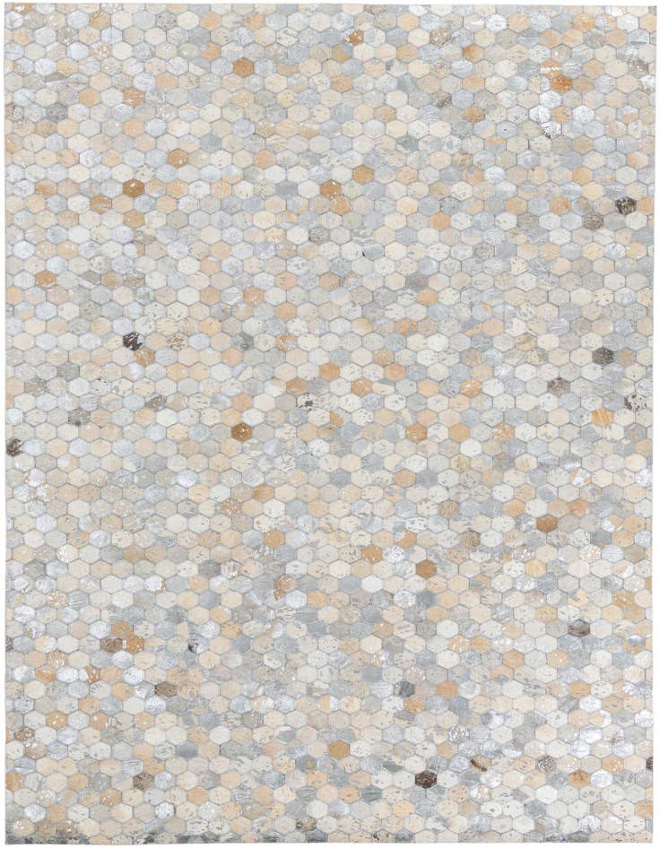 Detail image of 5' x 8' Cowhide Leather Rug