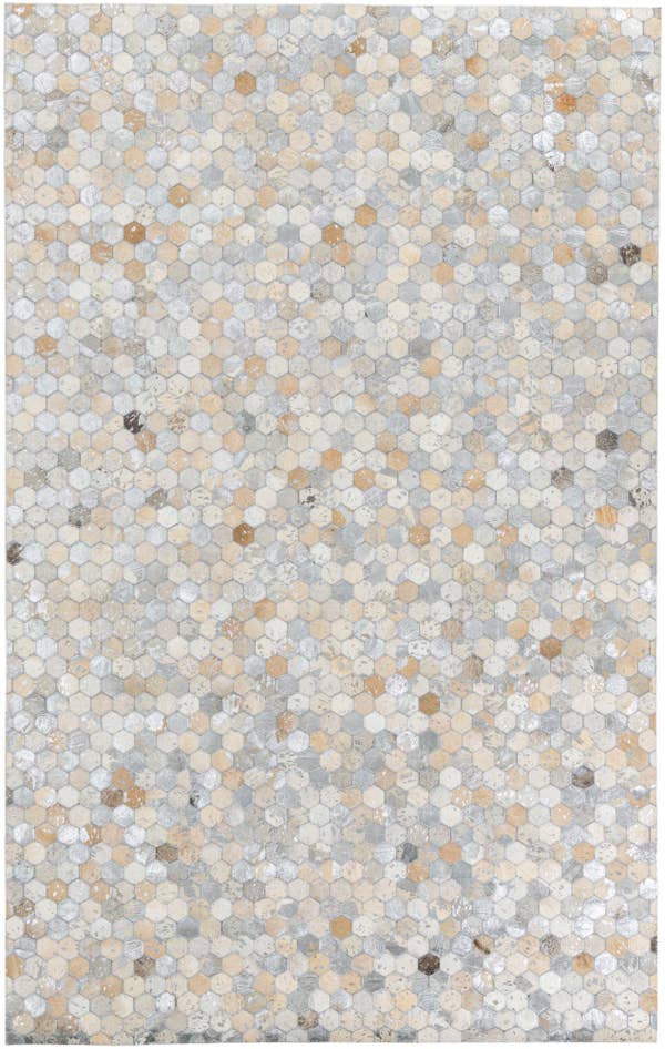 Detail image of 5' x 8' Cowhide Leather Rug