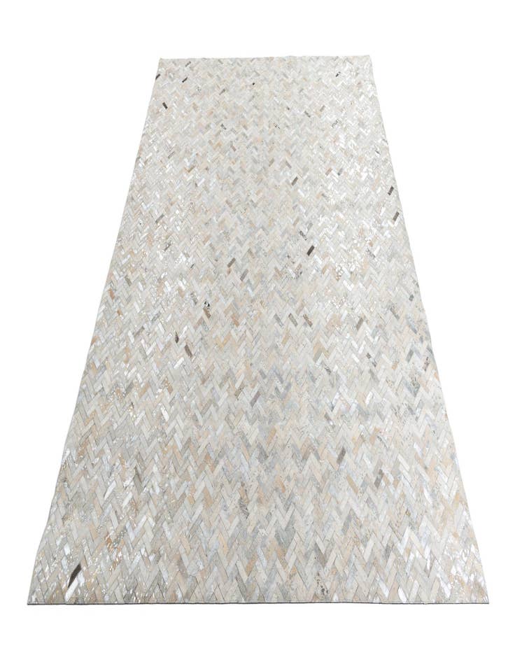 Detail image of 8' x 9' 10 Cowhide Leather Rug