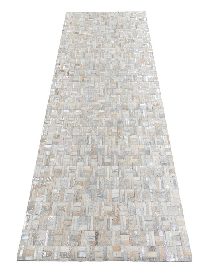 Detail image of 5' x 7' 9 Cowhide Leather Rug