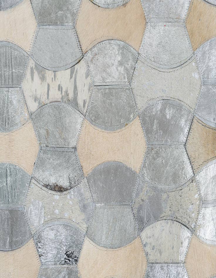 Detail image of 5' x 8' Cowhide Leather Rug