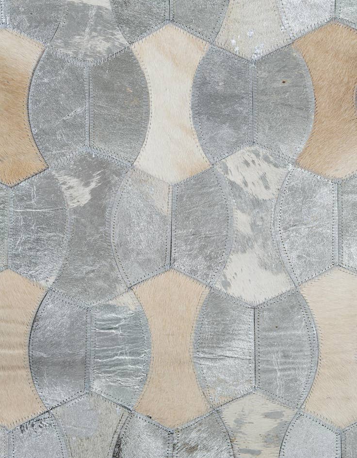 Detail image of 5' x 8' Cowhide Leather Rug