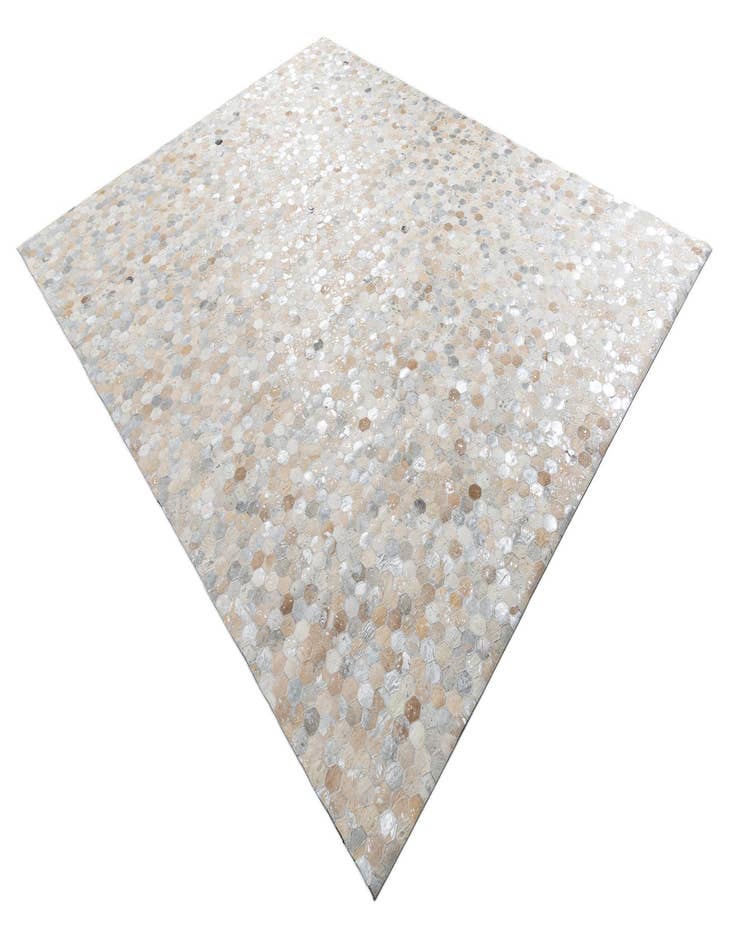 Detail image of 8' x 9' 10 Cowhide Leather Rug