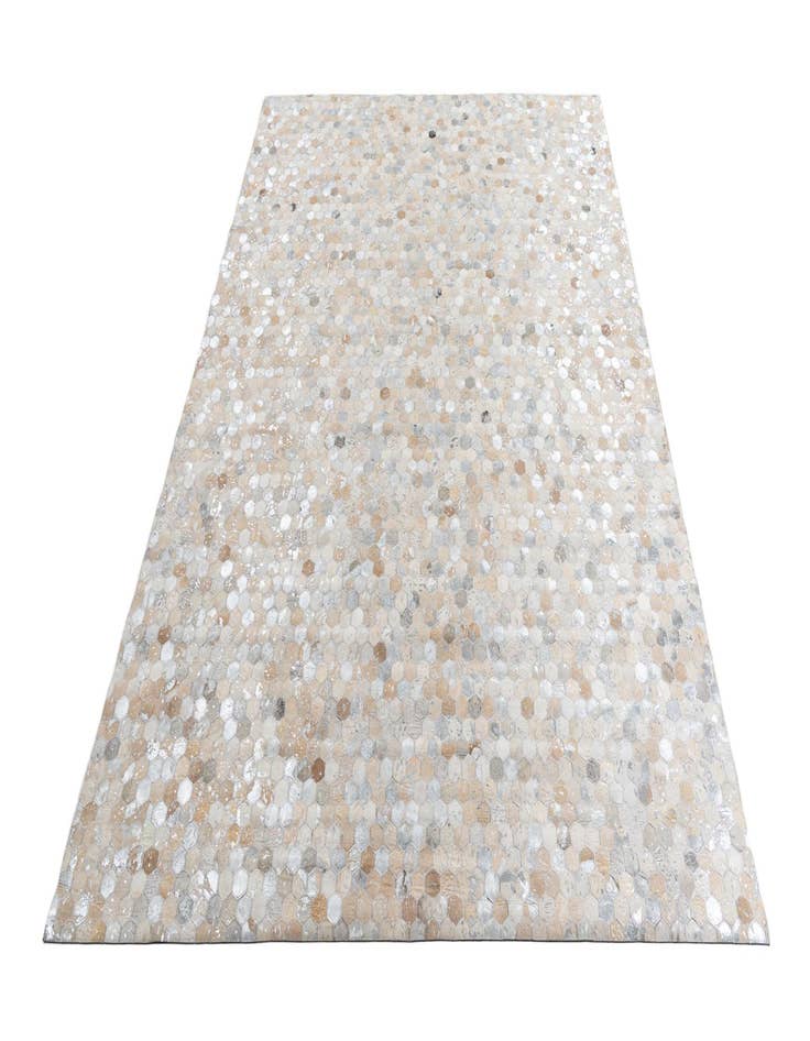 Detail image of 8' x 9' 10 Cowhide Leather Rug