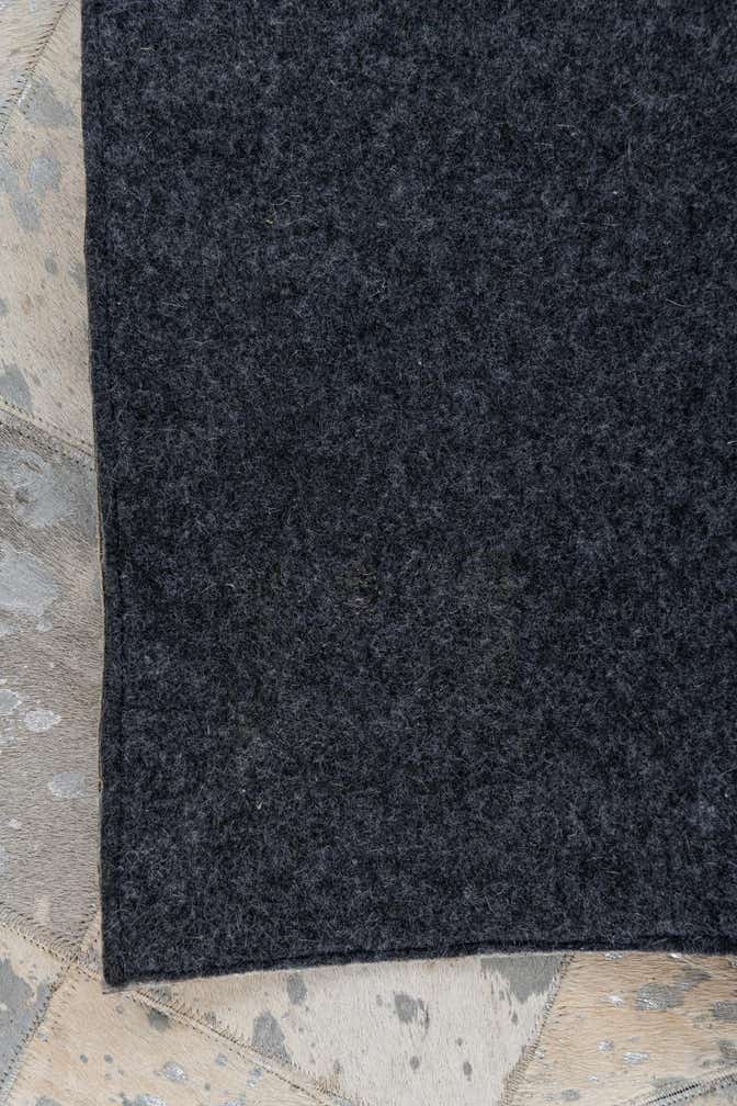 4' x 5' 10 Cowhide Leather Rug