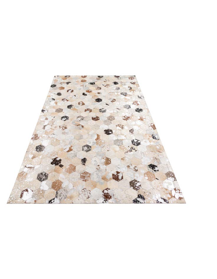 Detail image of 5' x 8' Cowhide Leather Rug