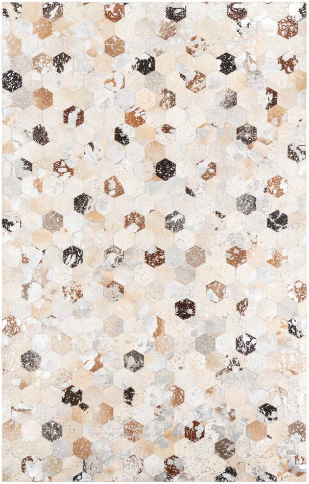 Detail image of 5' x 8' Cowhide Leather Rug