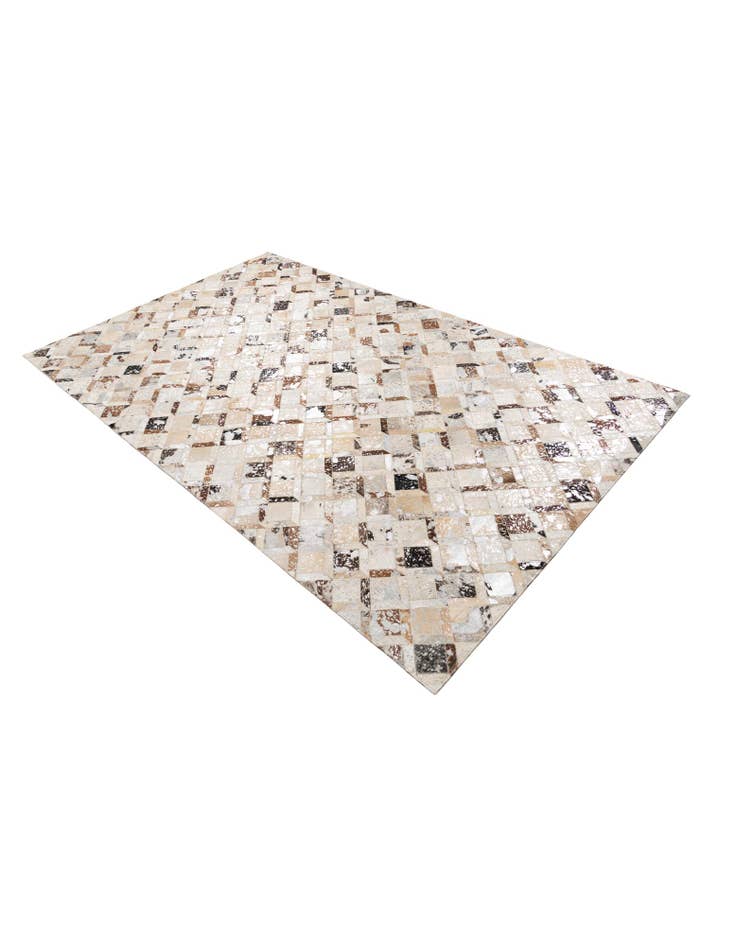 Detail image of 5' x 8' Cowhide Leather Rug