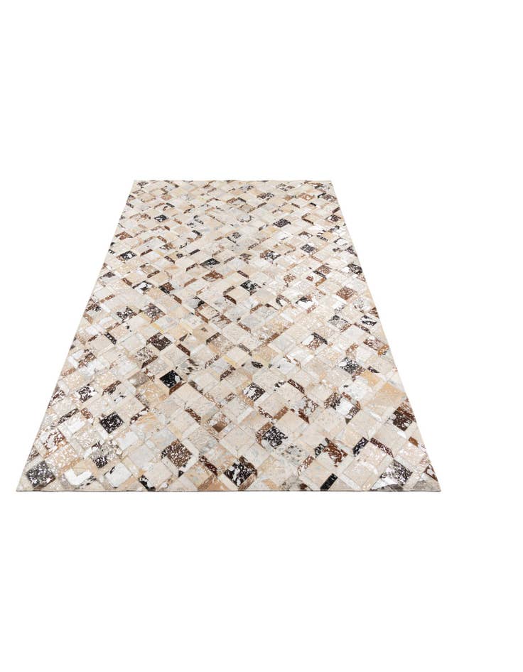 Detail image of 5' x 8' Cowhide Leather Rug