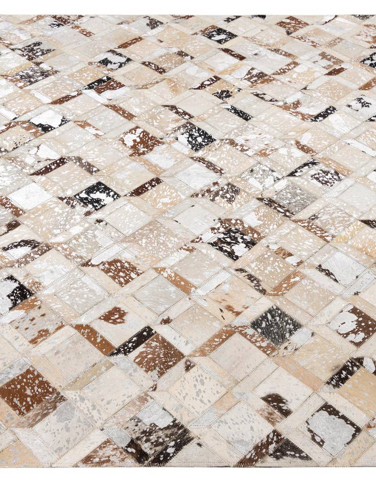 Detail image of 5' x 8' Cowhide Leather Rug