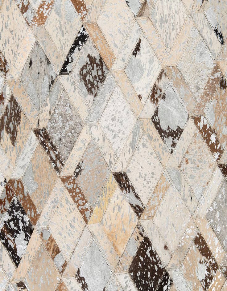 Detail image of 5' x 8' Cowhide Leather Rug