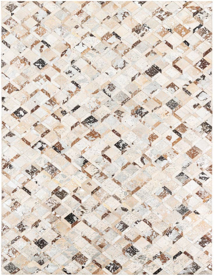 Detail image of 5' x 8' Cowhide Leather Rug