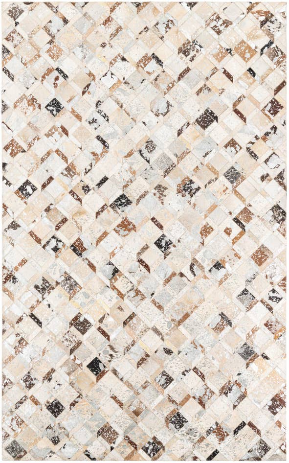 Detail image of 5' x 8' Cowhide Leather Rug