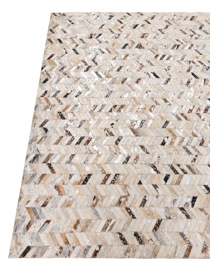 Detail image of 5' x 8' Cowhide Leather Rug