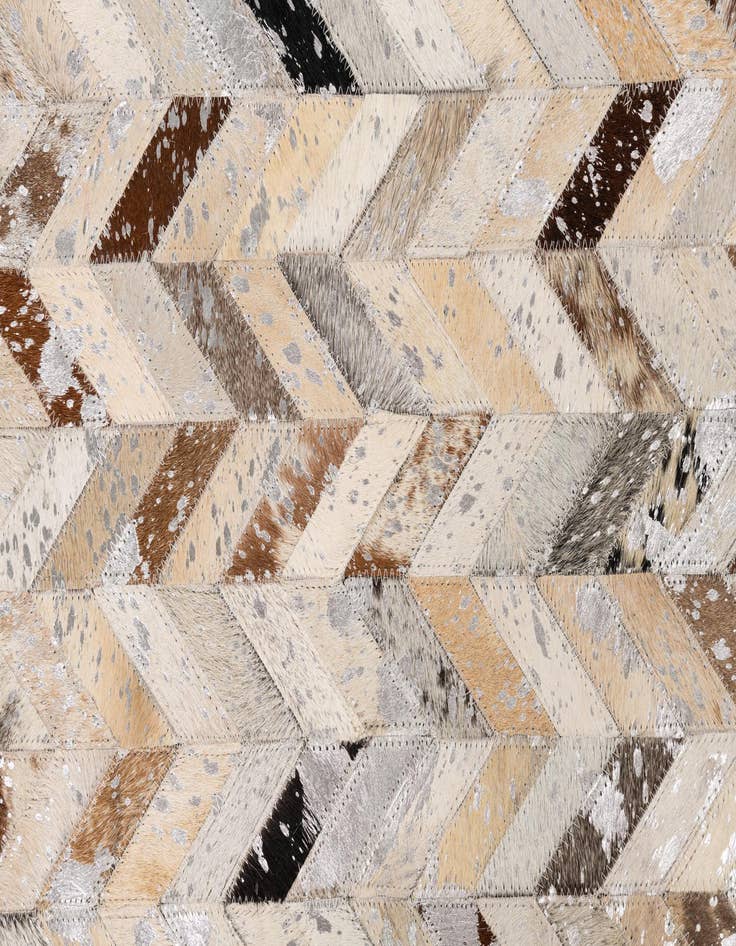 Detail image of 5' x 8' Cowhide Leather Rug