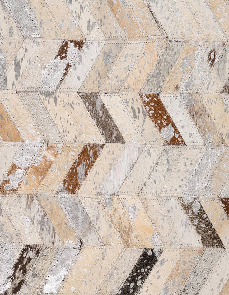 Detail image of 5' x 8' Cowhide Leather Rug