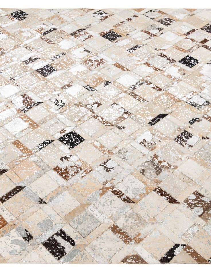 Detail image of 5' x 8' Cowhide Leather Rug