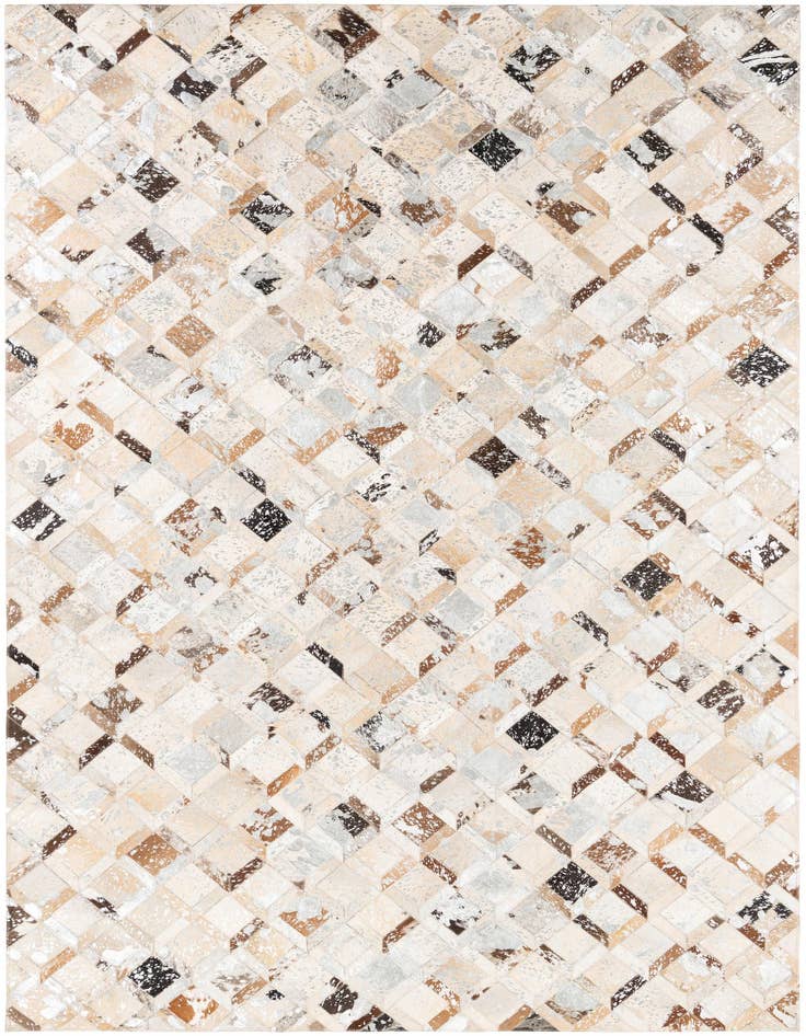 Detail image of 5' x 8' Cowhide Leather Rug