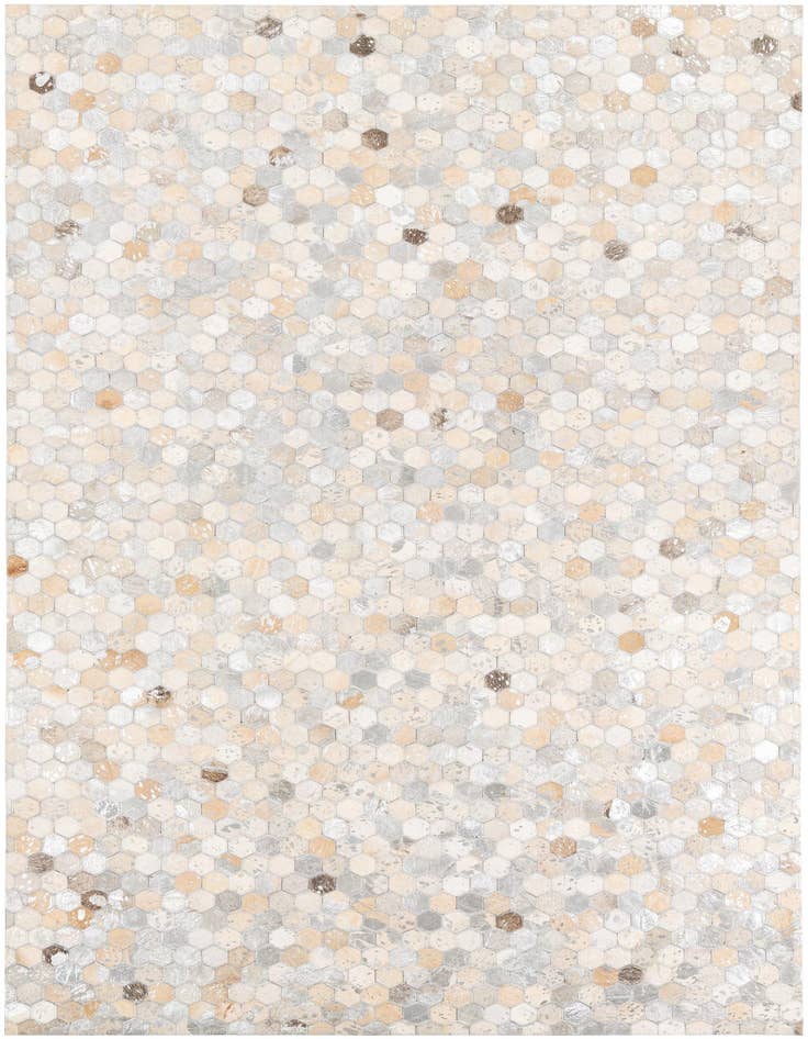 Detail image of 5' x 8' Cowhide Leather Rug