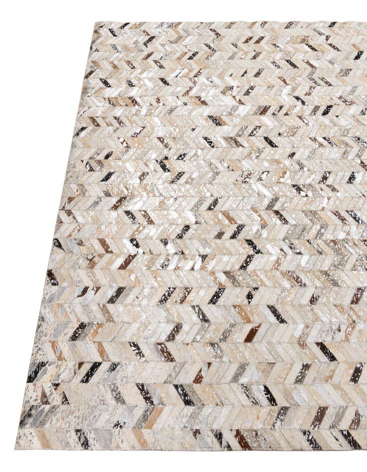 Detail image of 5' x 8' Cowhide Leather Rug