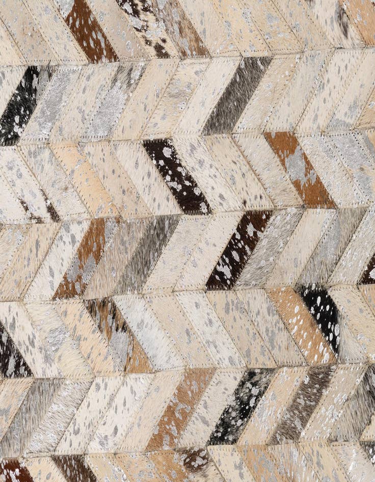 Detail image of 5' x 8' Cowhide Leather Rug