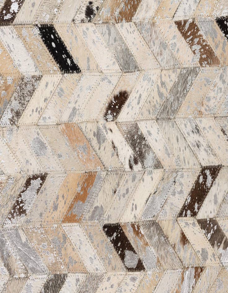 Detail image of 5' x 8' Cowhide Leather Rug